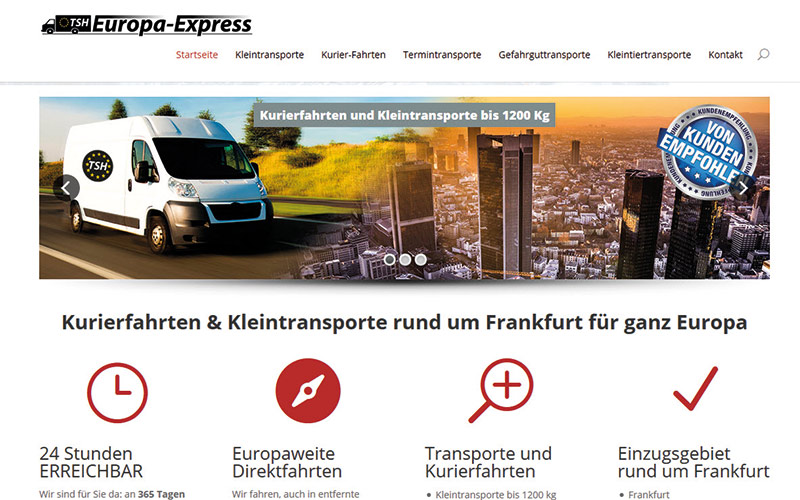 TSH-Europa-Express mit neuer Website